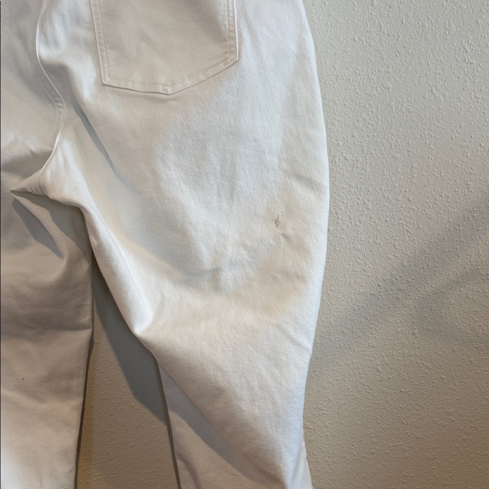 Simply Vera Vera Wang White Wide-Leg Capris - Picture 5 of 7